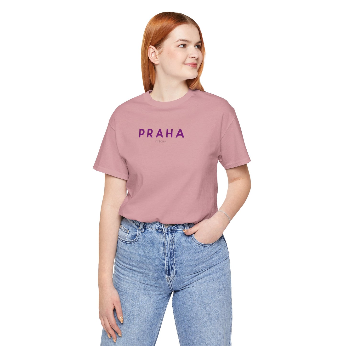 Praha, Czechia Minimalist Tshirt, Global Nomads Edition