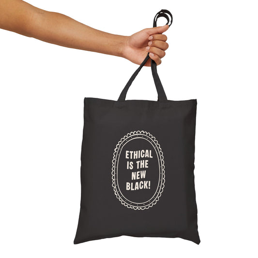 Ethical is the New Black Canvas tote
