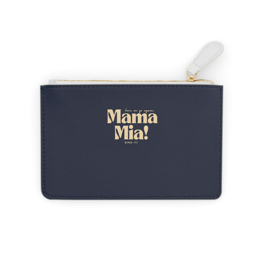 Mamma Mia Clutch Purse - navy