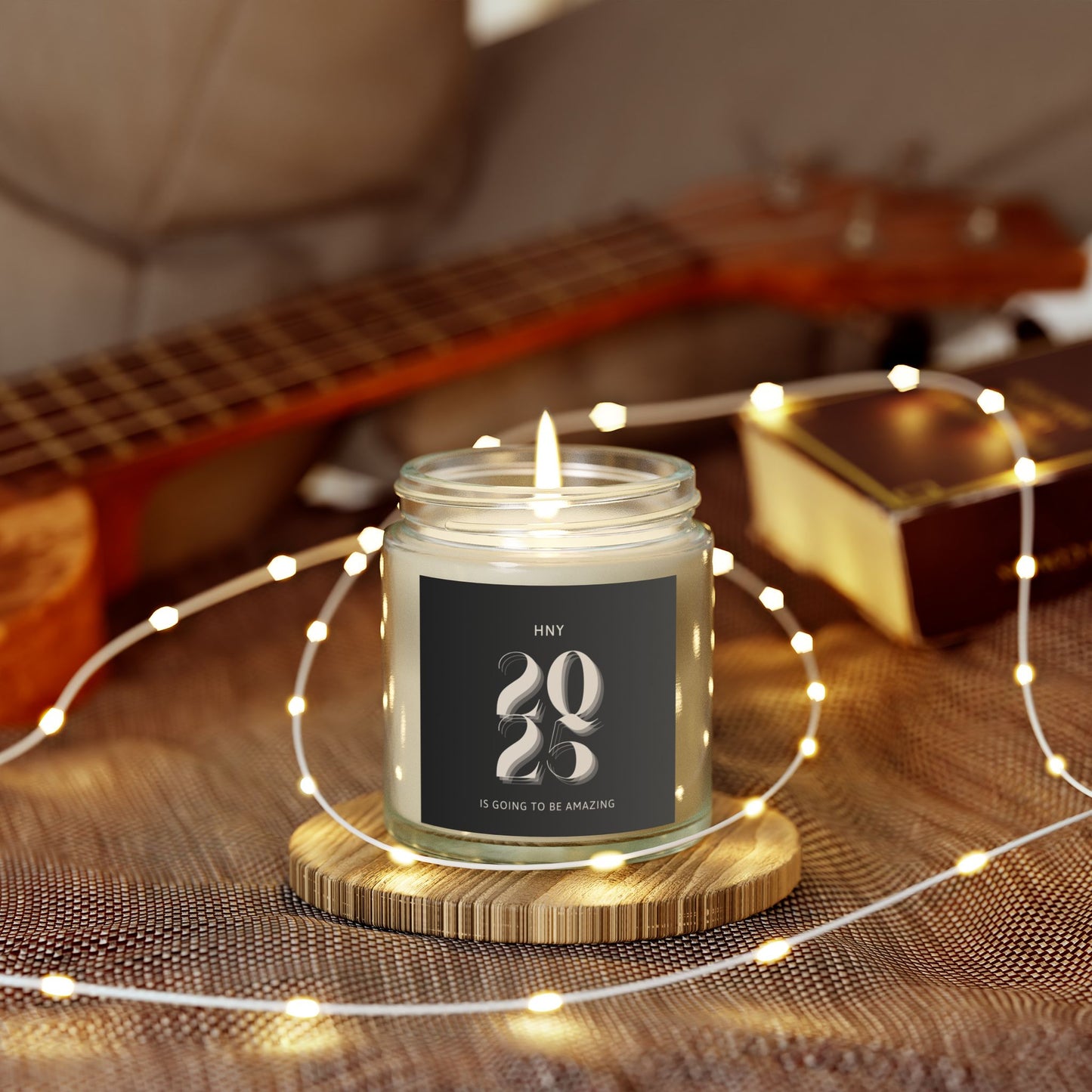 Happy New Year 2025 Wish Candle, Home Fragrance