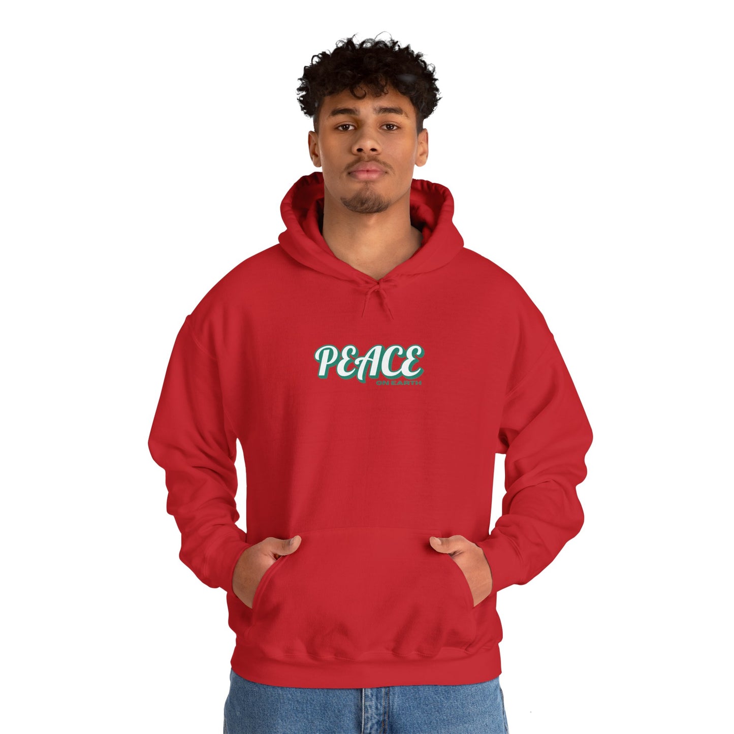 Peace on Earth Holiday Hoodie, Preppy Holiday