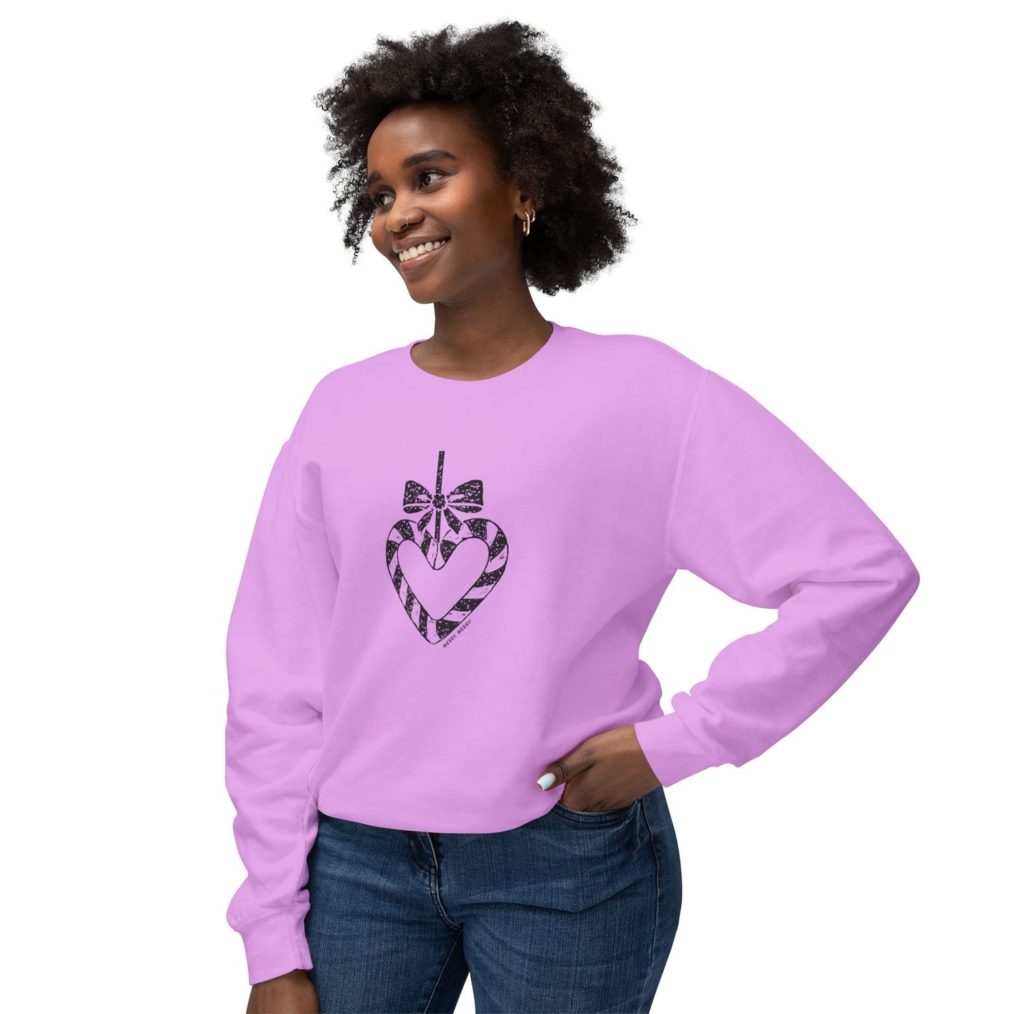 Heart Ornament Holiday Sweatshirt — Cozy Holiday Looks
