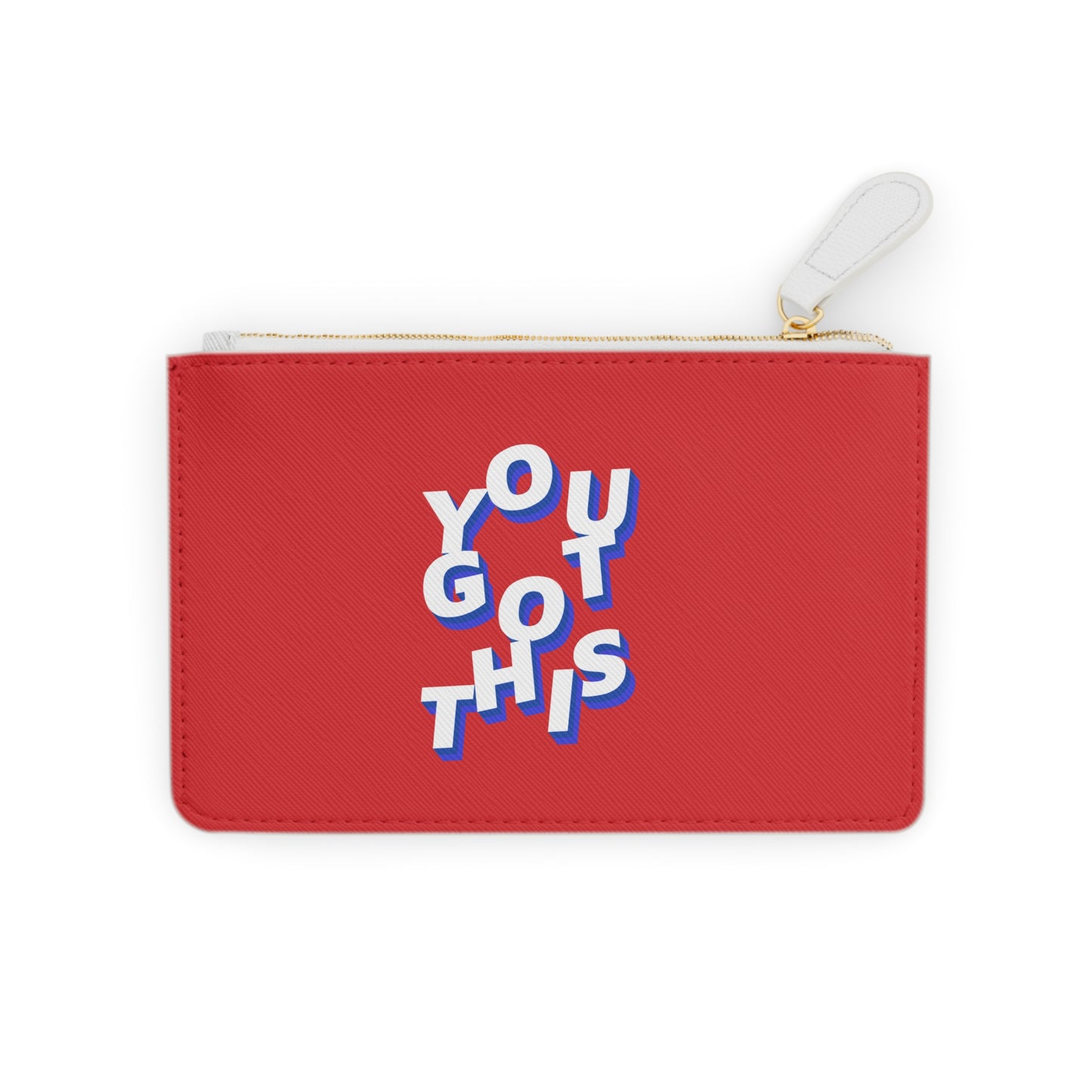 Red pouch with 'YOU GOT THIS' text on a white background