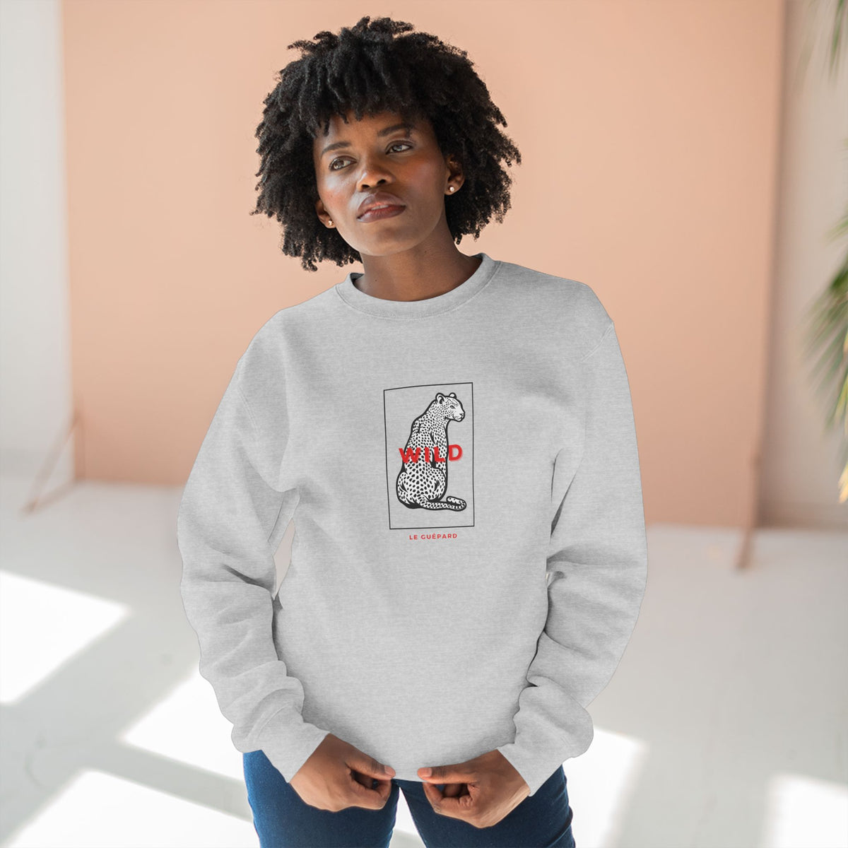Cheetah Wild + Free Crewneck Sweatshirt