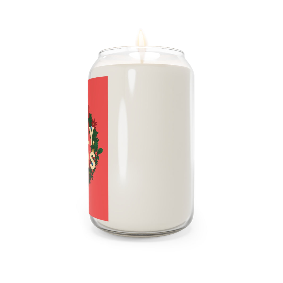 Holy Days Scented Soy Candle, Strawberry Red  —  Holiday Candle Gift