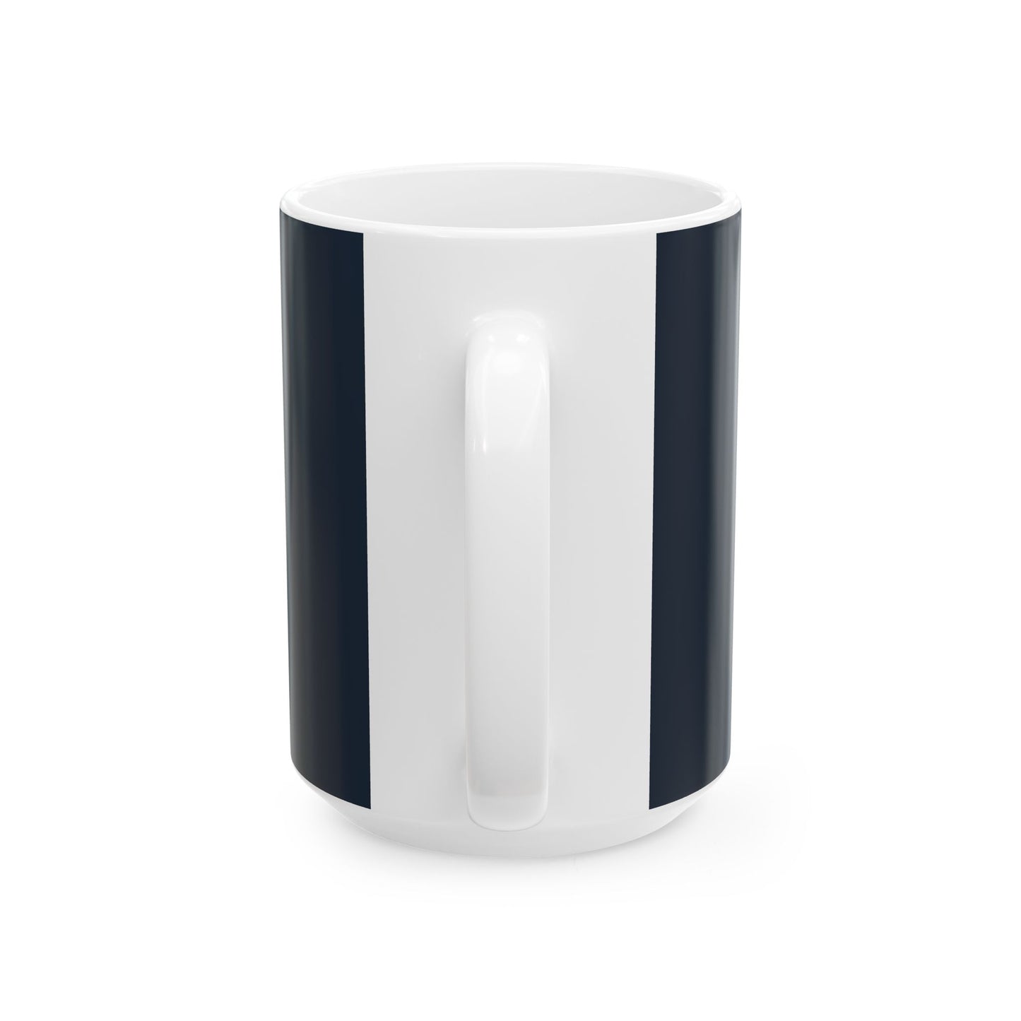 Cool Aunt Club Ceramic Mug, Auntie Coffee Cup, BLUE Monochrome