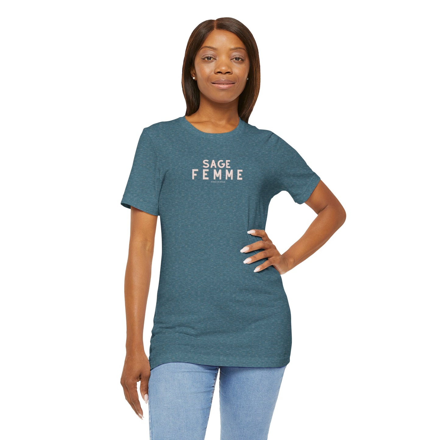 Sage Femme Tee, Wise Women Cotton T-shirt, French Preppy