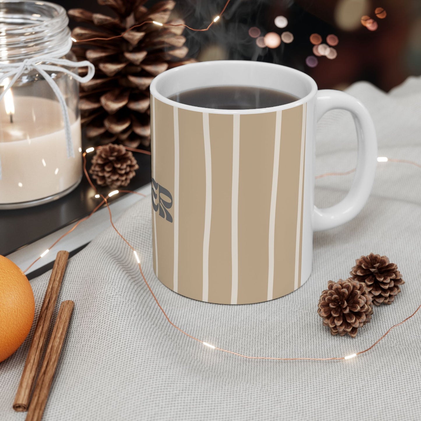 Astrological Wheel Cancer Mug, Whimsical Bday Gift