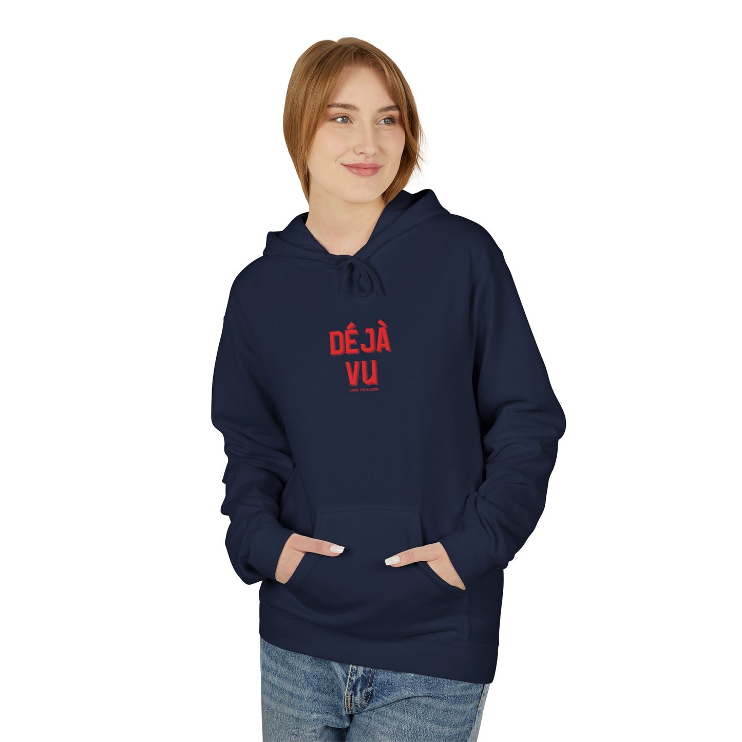 Deja Vu Women's Softstyle Fleece Hoodie | Preppy Shirt