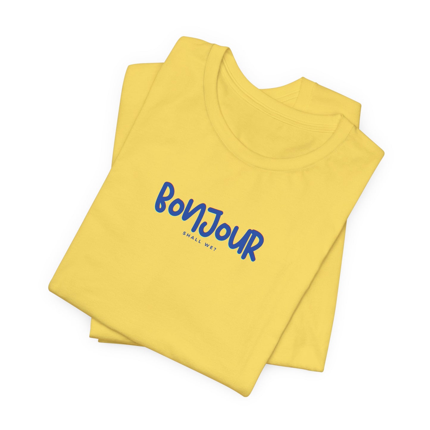 Bonjour Ladies Tee, French Preppy