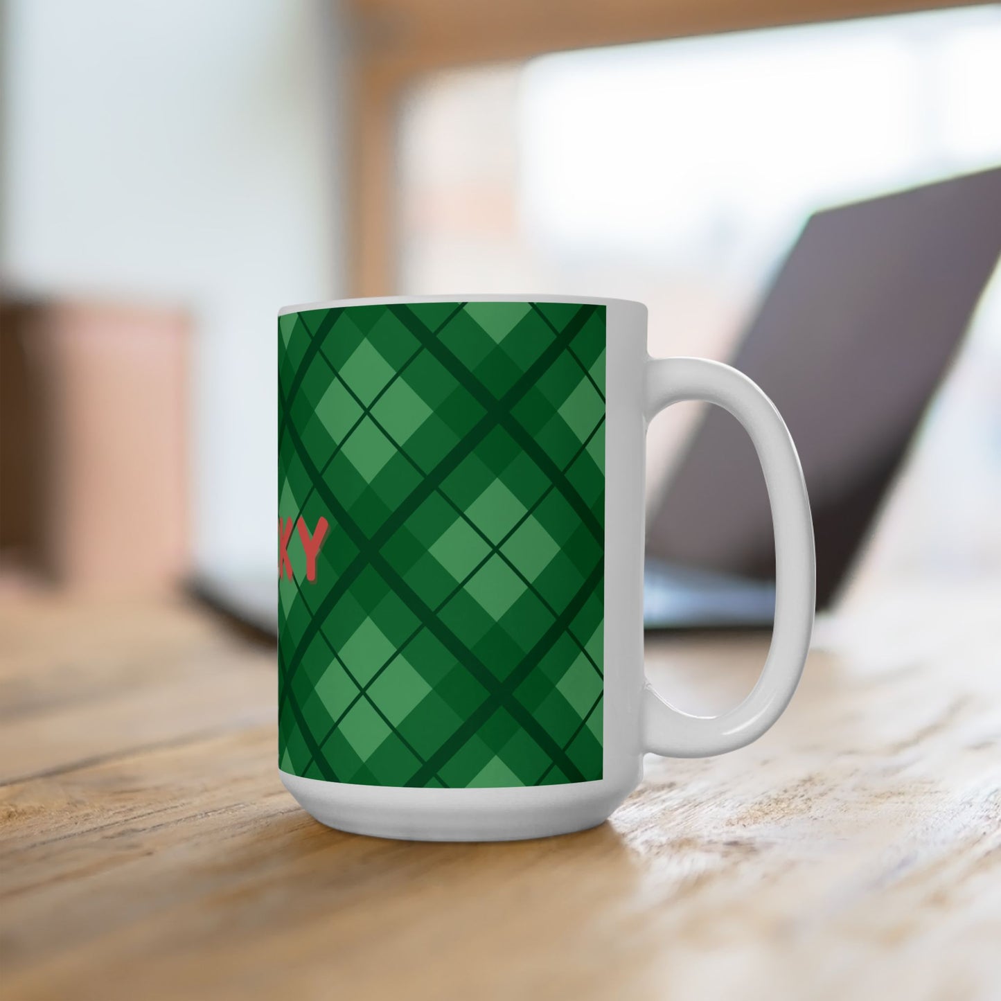 LUCKY Green Ceramic Mug, St. Patrick's Day