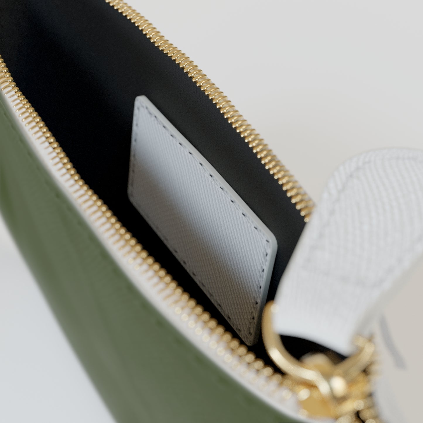 Army Green Mini Clutch Bag | PRIVEE French Preppy