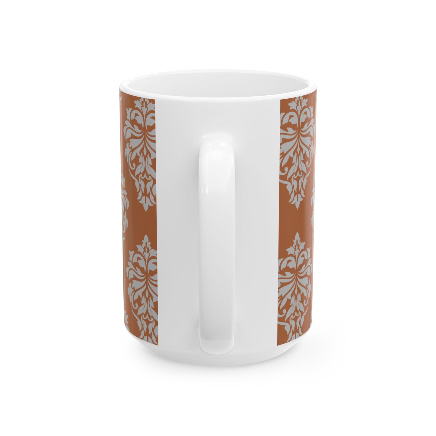 Ceramic Mug, BROWN Queen Elizabeth's Never Complain, Never Explain Motto Mug