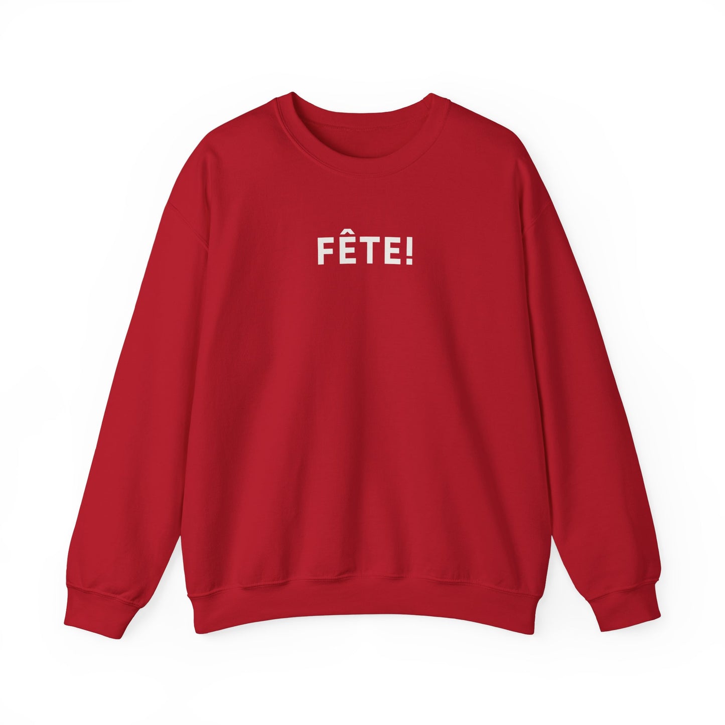 Preppy FÊTE Sweatshirt - Cozy Holiday Party Attire