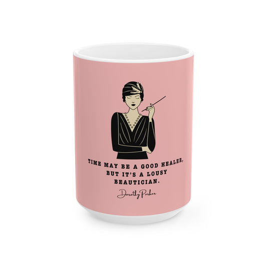 Humorist Ceramic Mug - Dorothy Parker Quote