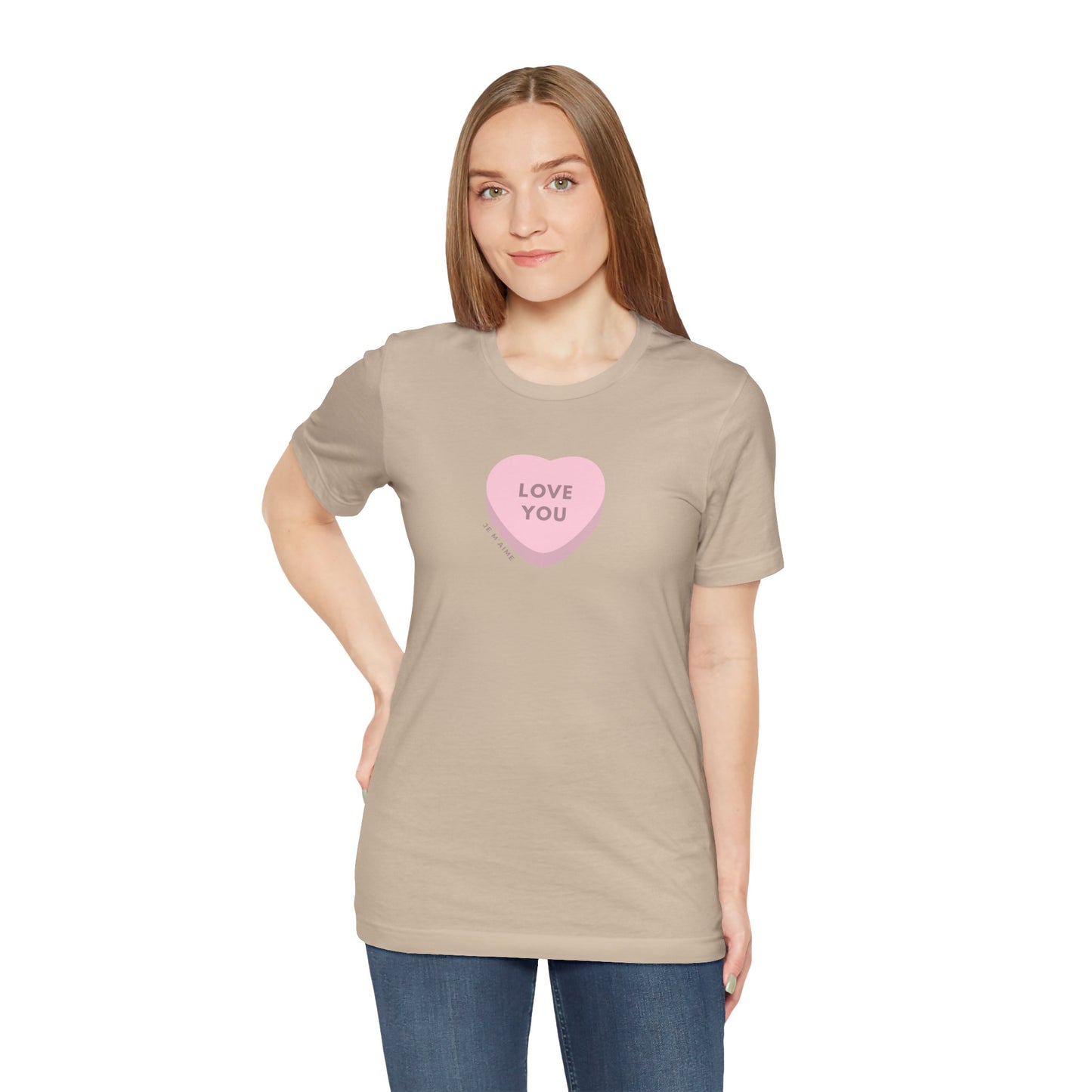 Self-Love Message Ladies Tee, "Je m'aime" I Love Myself
