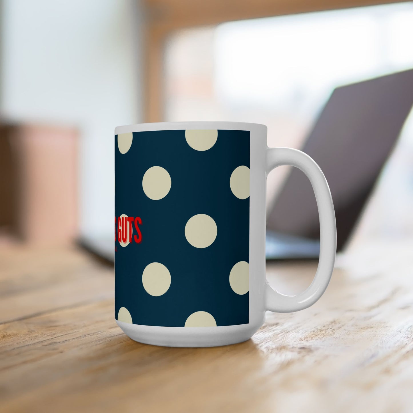 Lucille Ball Polka Dot Coffee Cup