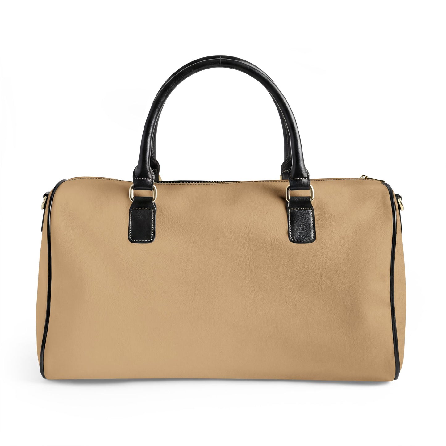 PARIS Je T'aime  Faux Leather Travel Bag – Chic TAN Weekender Duffle