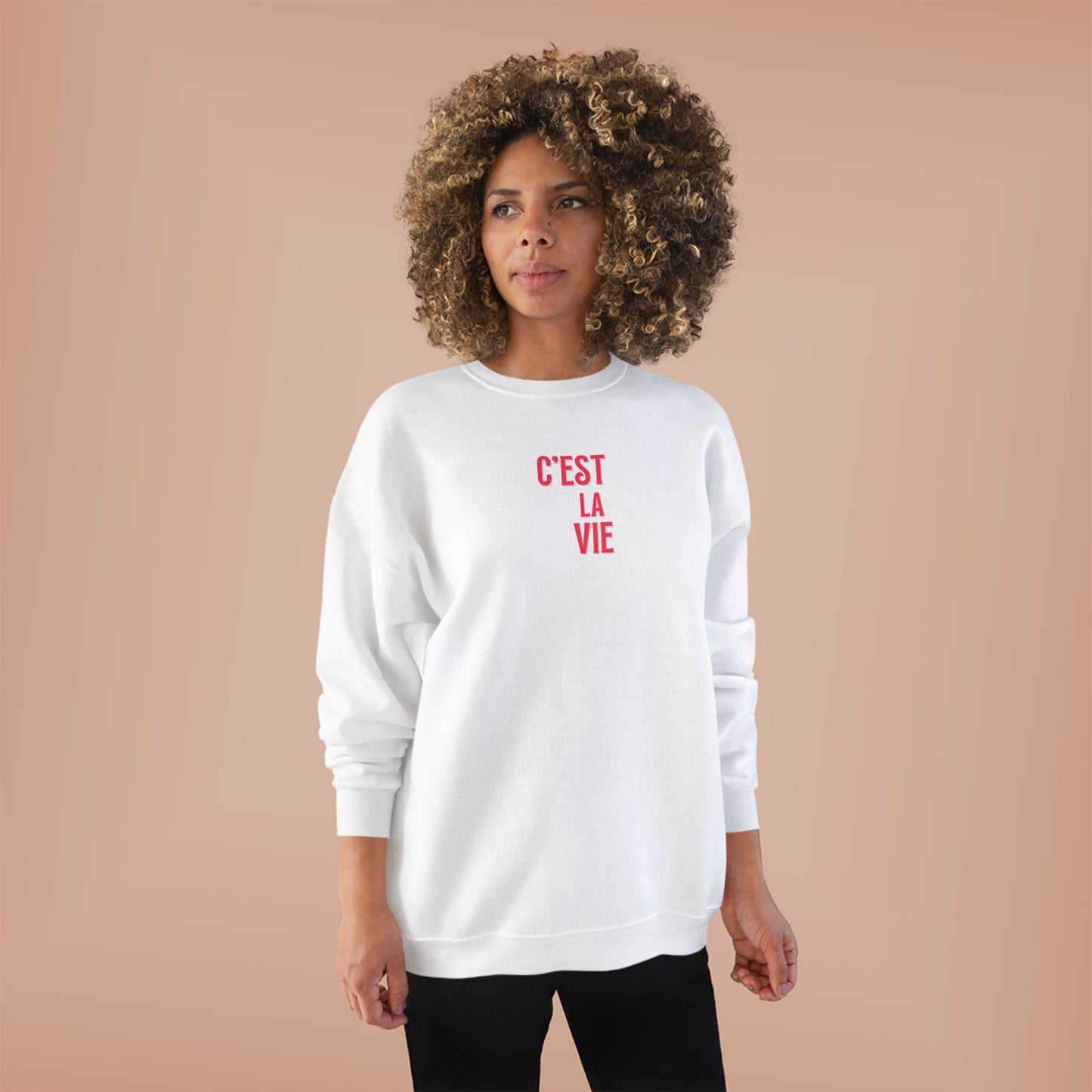 French C'est la vie Ladies Sweatshirt