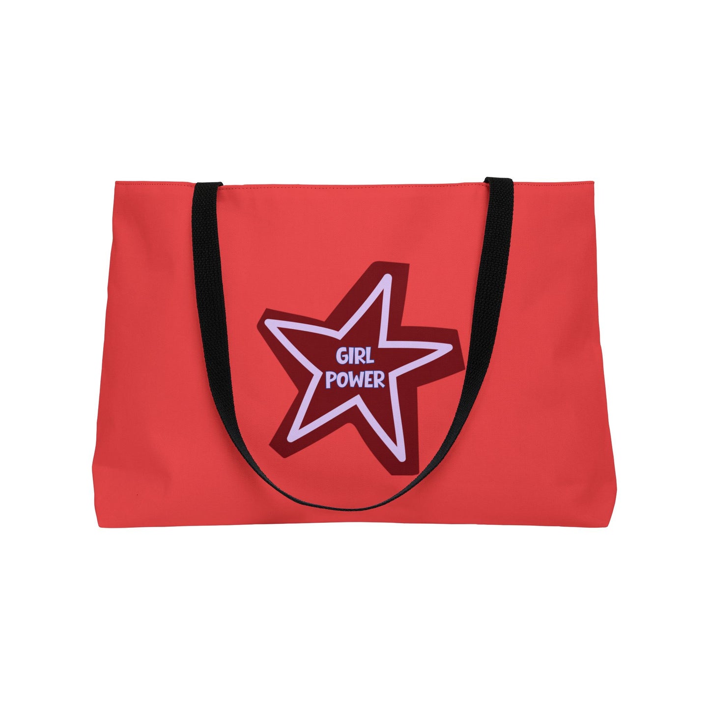 Girl Power Oversized Tote, RED 