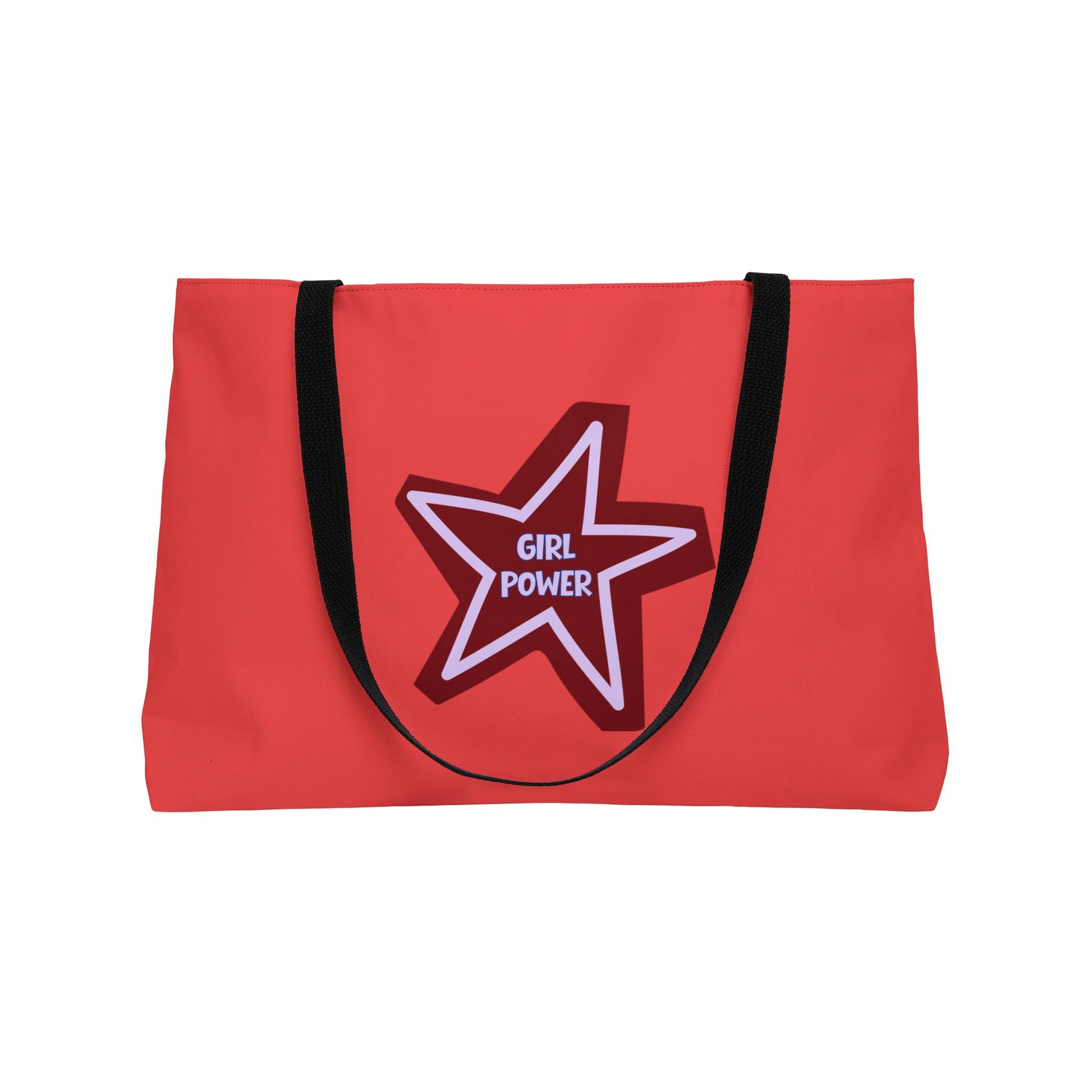 Girl Power Oversized Tote, RED 