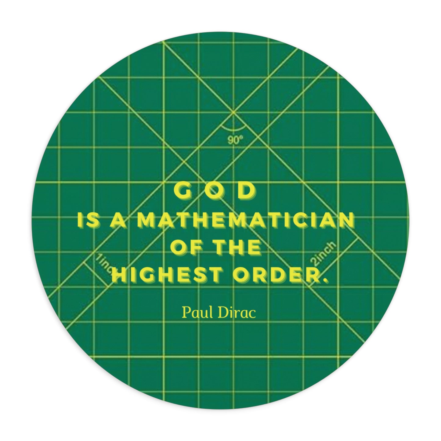 Math Mouse Pad, Paul Dirac Quote