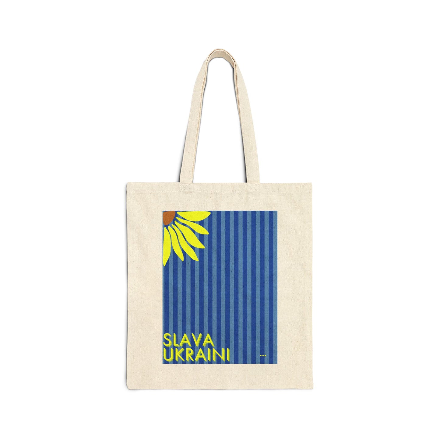 Support Ukraine - Slava Ukraini Modern Sunflower Tote Bag