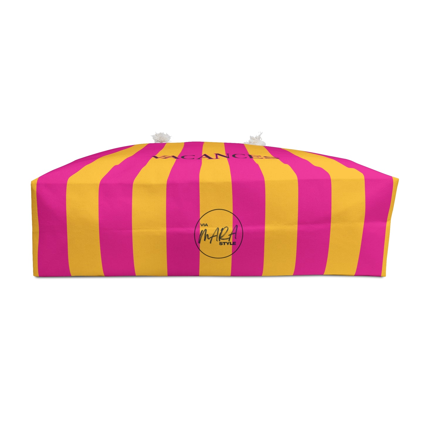 Hot Pink Stripped Vacation Tote 
