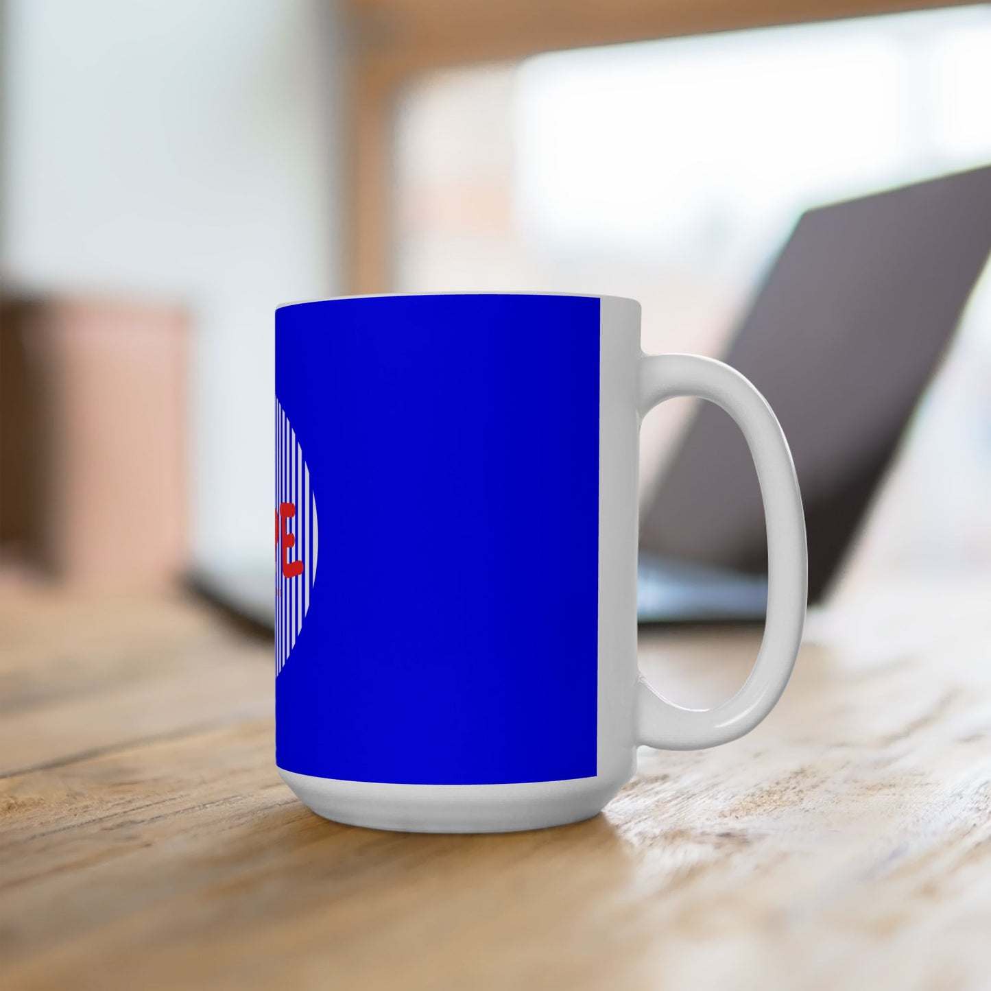 NOPE, not doing that Coffee Mug, Electric Blue