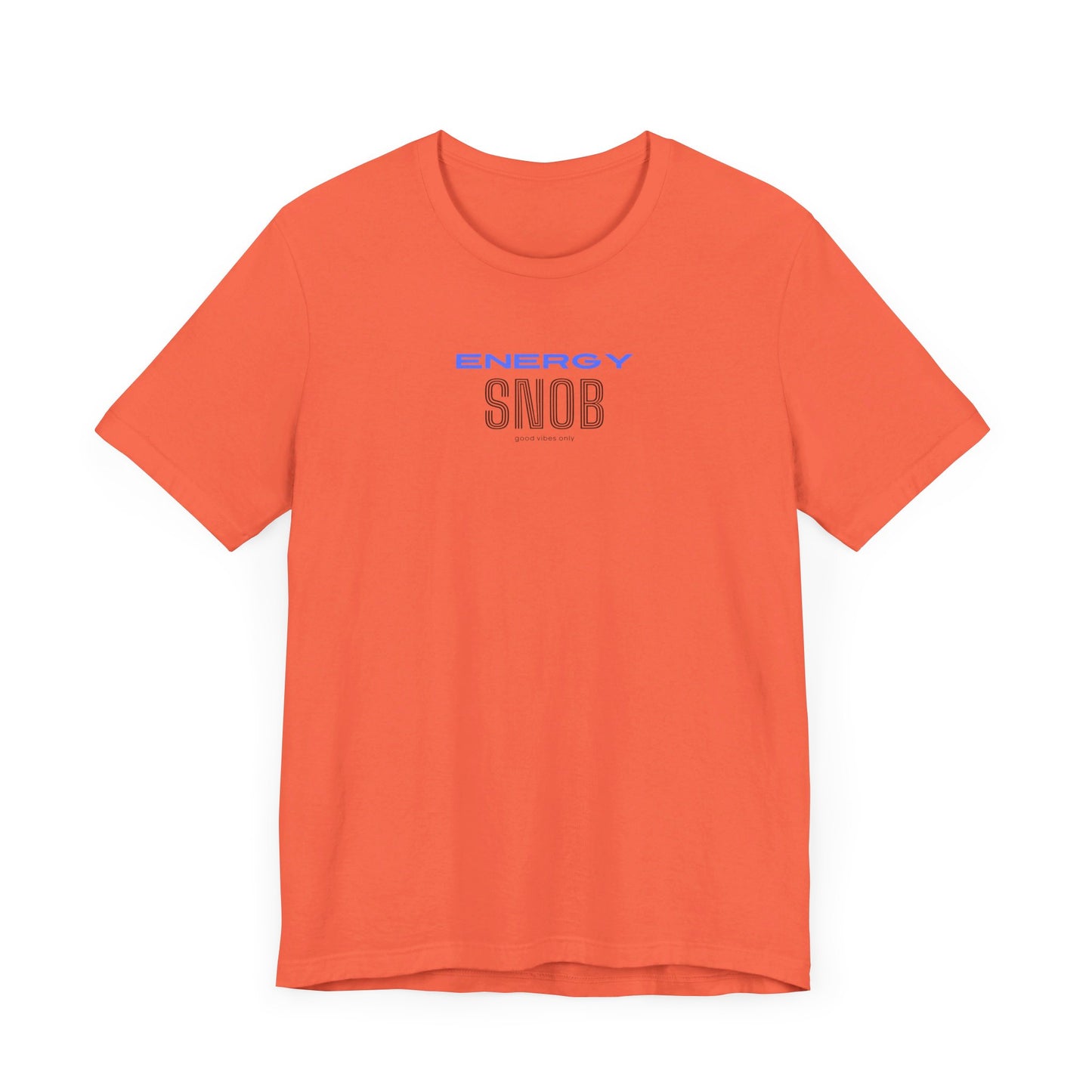 ENERGY SNOB Unisex Cotton Tee | Yoga Wear