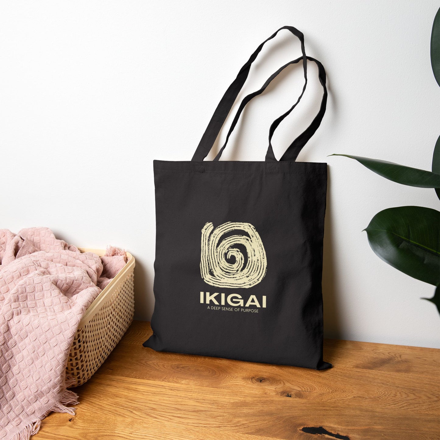 IKIGAI  - Japanese Concept for Life Cotton Tote