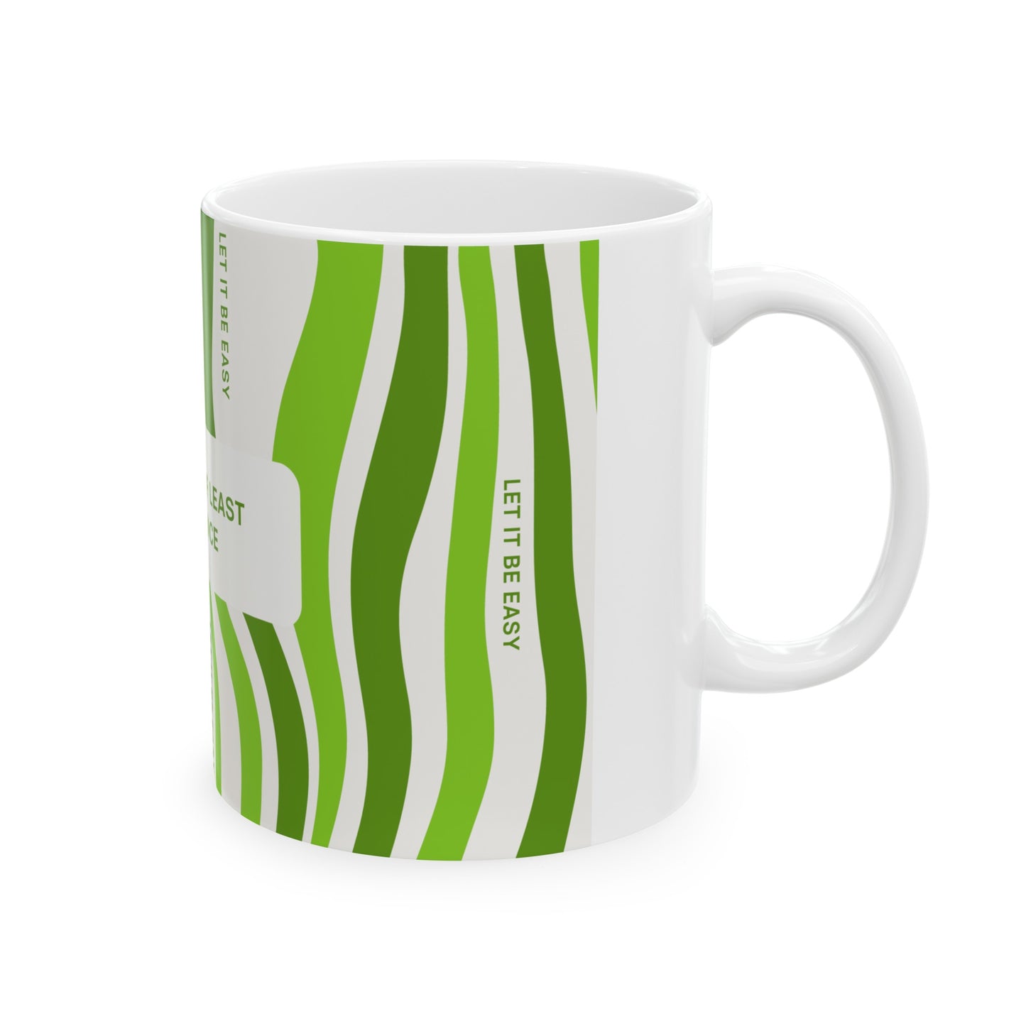 "The Path of Least Resistance" Surrender Mug, Green, Self-care Gift