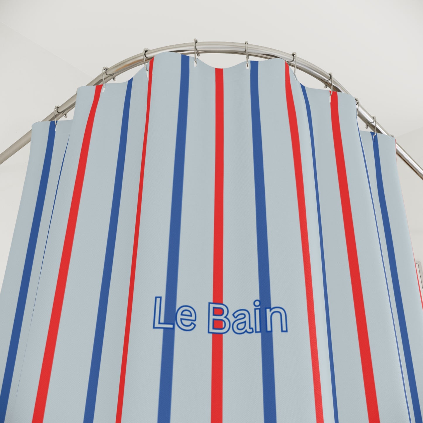 Coastal Blue 'Le Bain' Shower Curtain