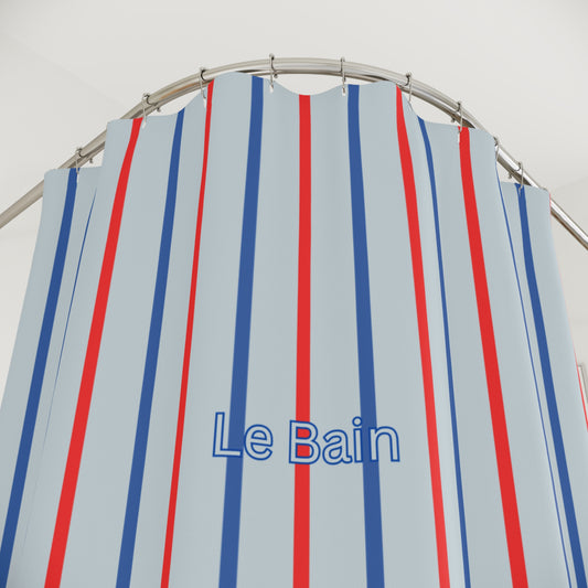 Coastal Blue 'Le Bain' Shower Curtain