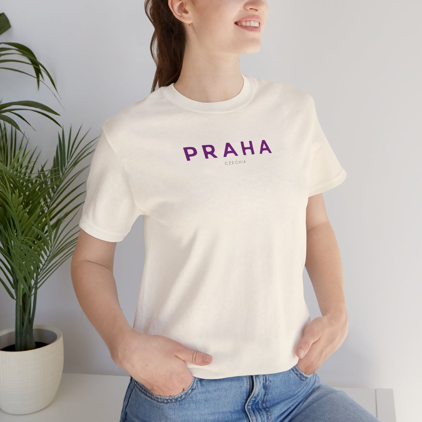 Praha, Czechia Minimalist Tshirt, Global Nomads Edition