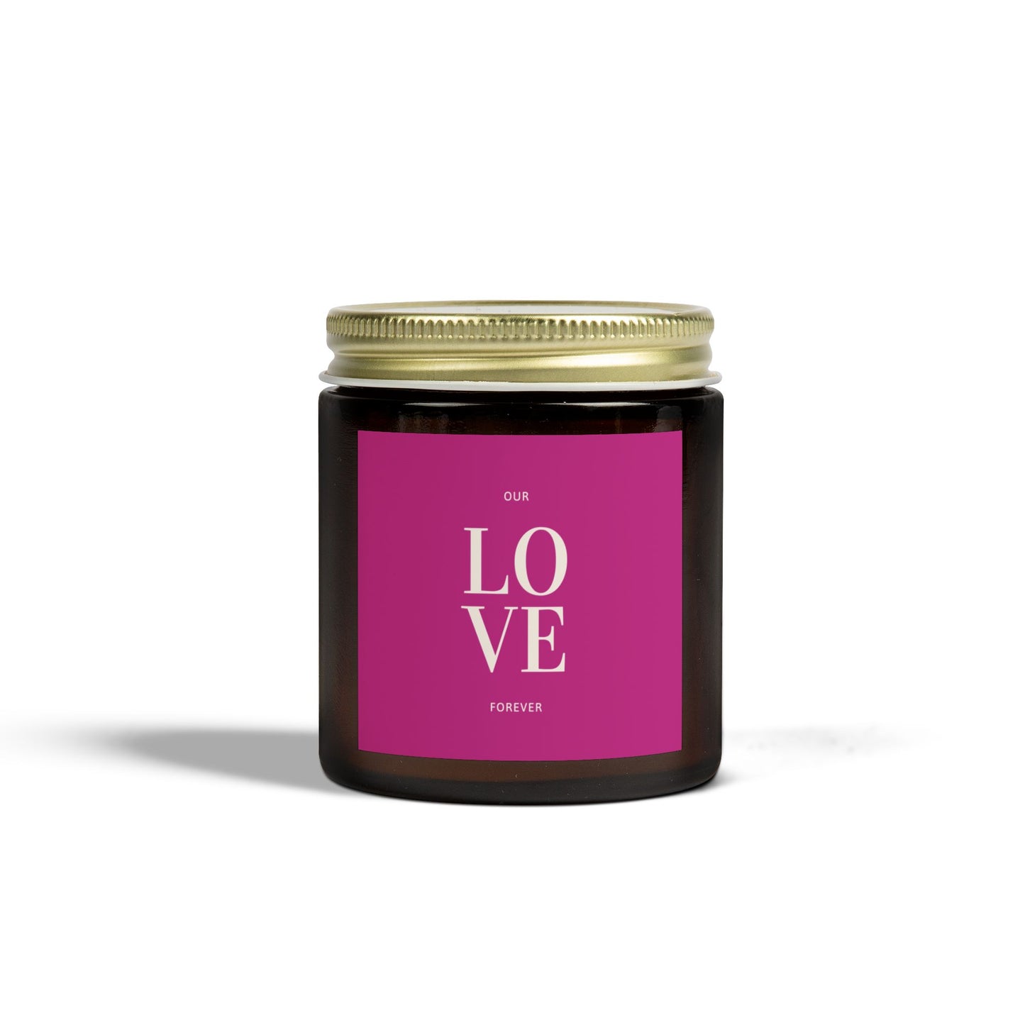 Classic Pink LOVE Scented Candles, Sweet Scents