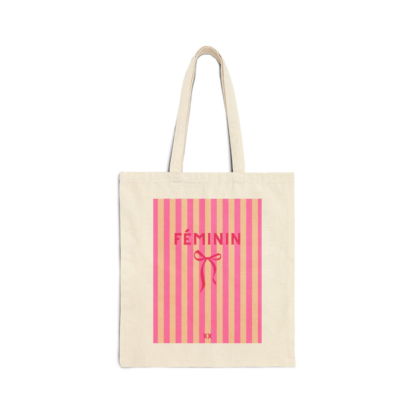 FÉMININ XX Cotton Canvas Tote Bag