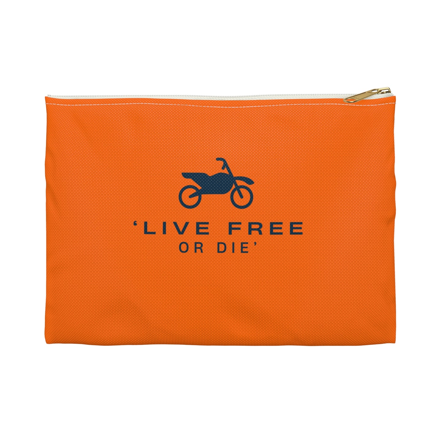 "Live Free or Die" Motto Travel Pouch | Dad Gift