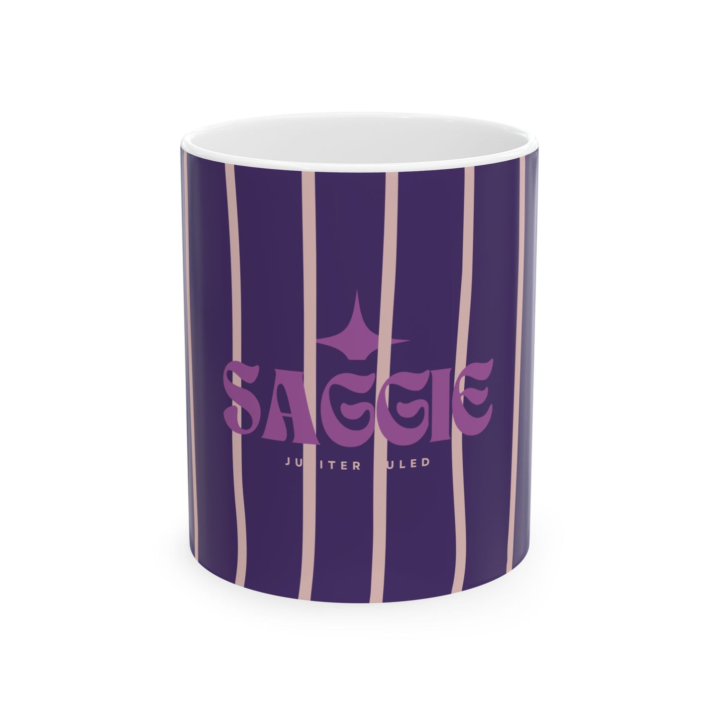 Astrological Wheel Sagittarius Mug, Whimsical design