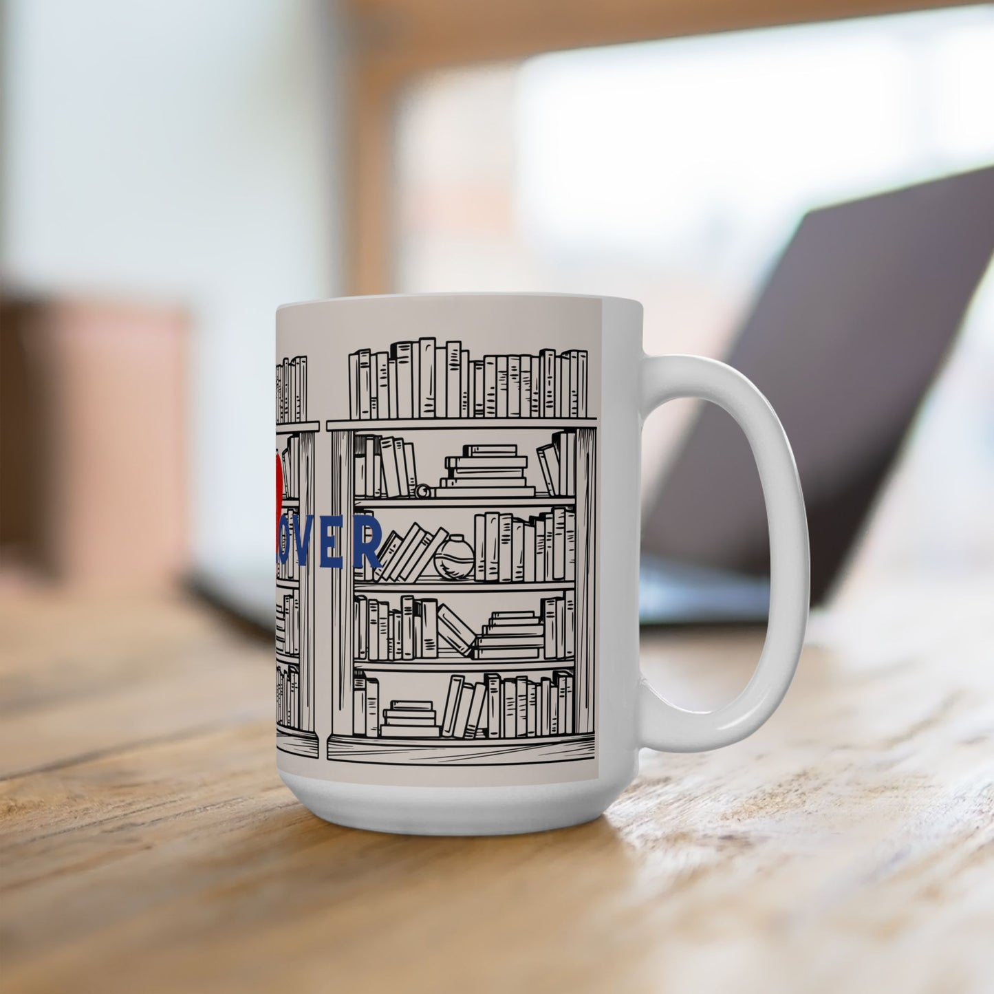 Book Lover Mug - Cozy Coffee Cup for Bibliophiles