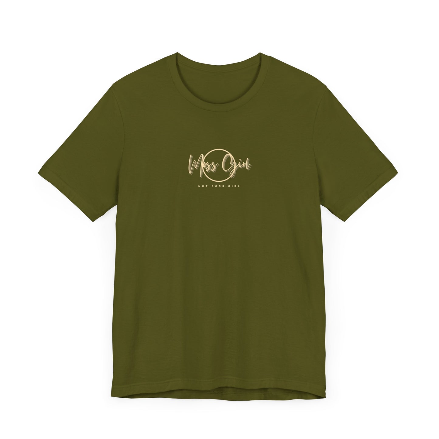 Garden Lover Shirt, Moss Girl, Not Boss Girl Green T-shirt