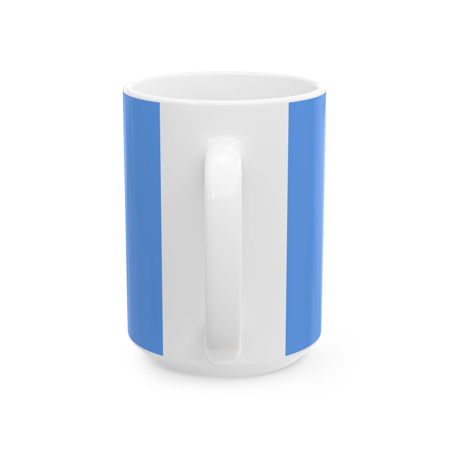 Middle Child Super Hero Ceramic Mug, Vivid Blue