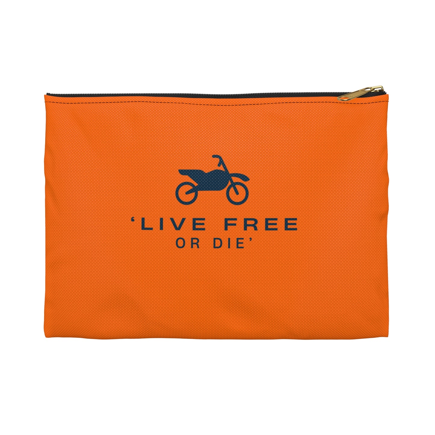 "Live Free or Die" Motto Travel Pouch | Dad Gift