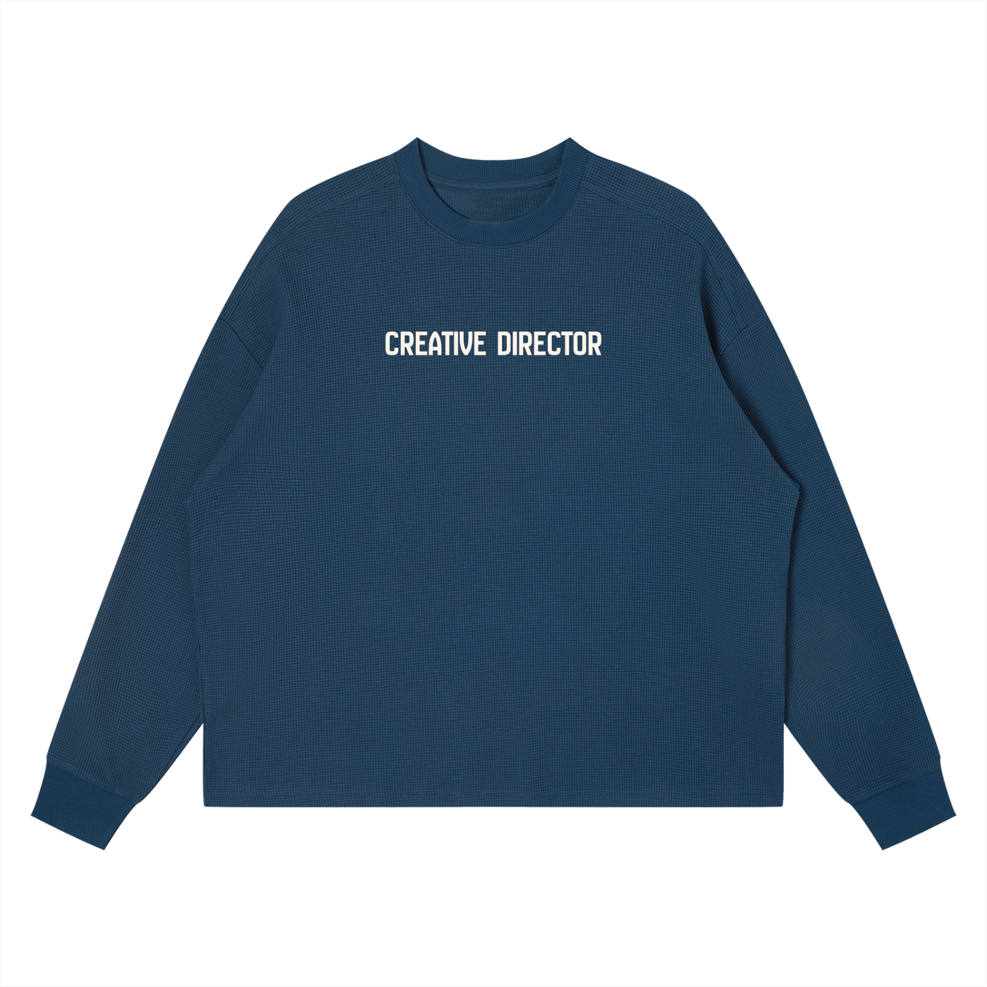 Creative Director Waffle Boxy Long Sleeve T-Shirt