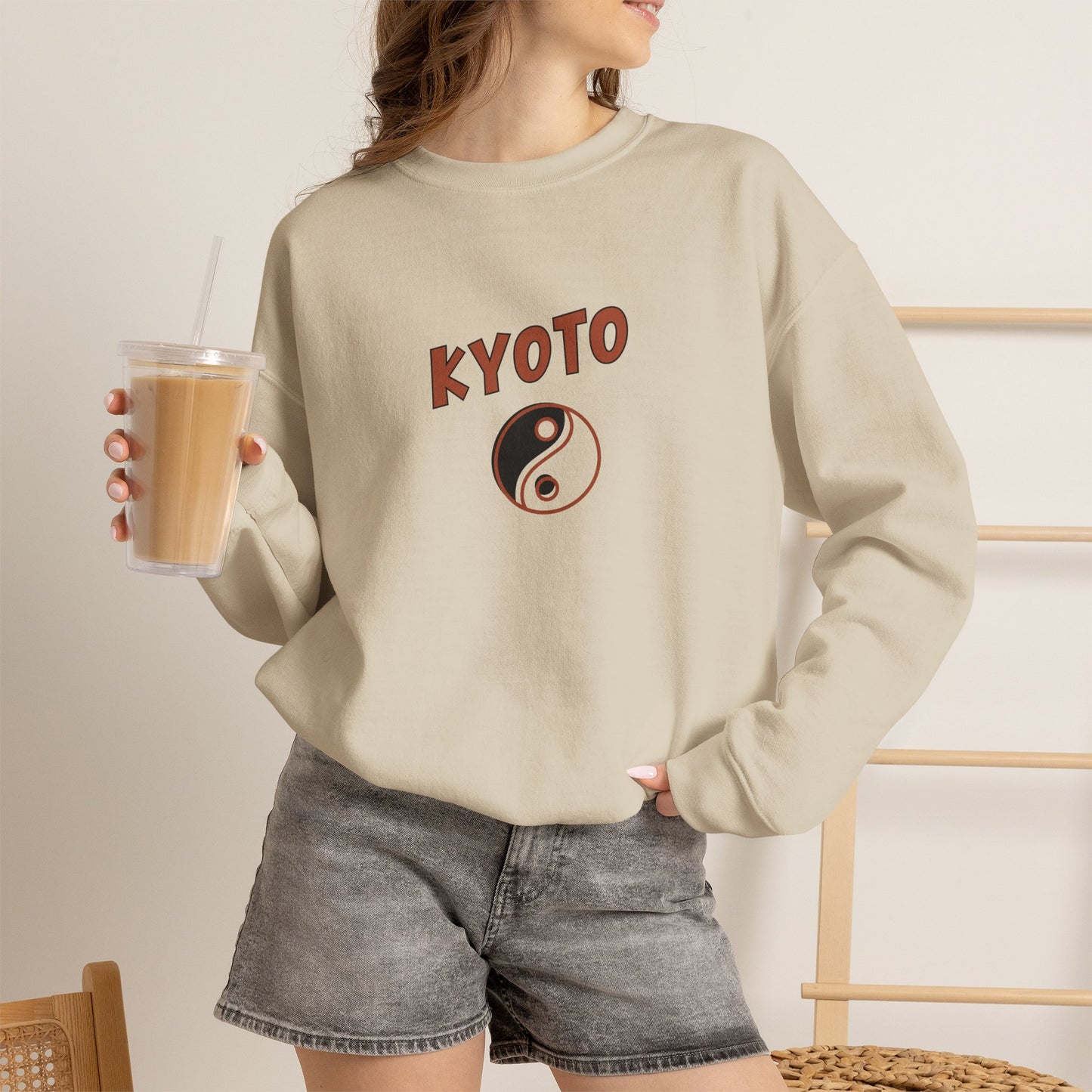 KYOTO Yin Yang Crewneck Sweatshirt | Global Nomad Edition