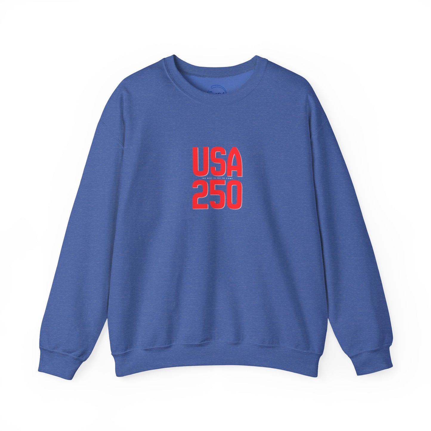 USA 250 Crewneck Sweatshirt — Patriotic 250th Anniversary Pullover