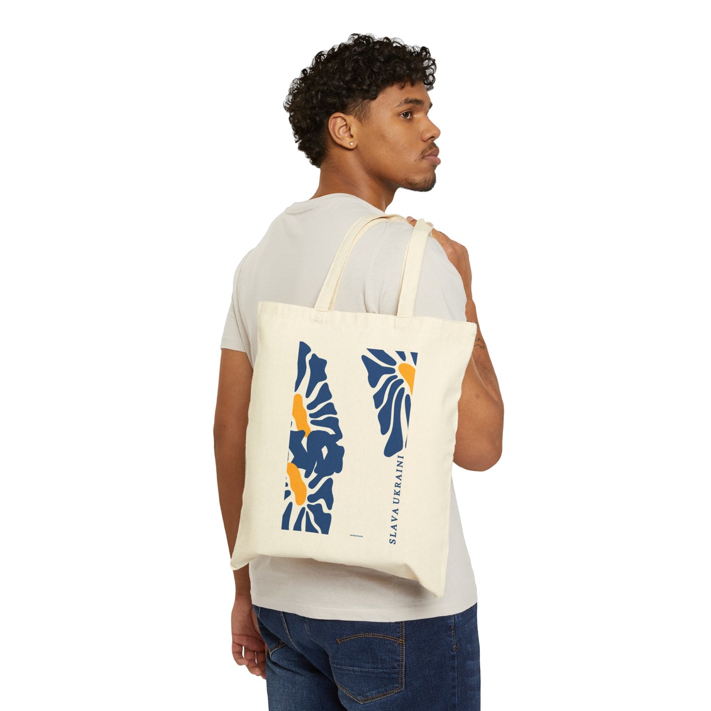 Sunflower Canvas Tote in Support of Ukraine