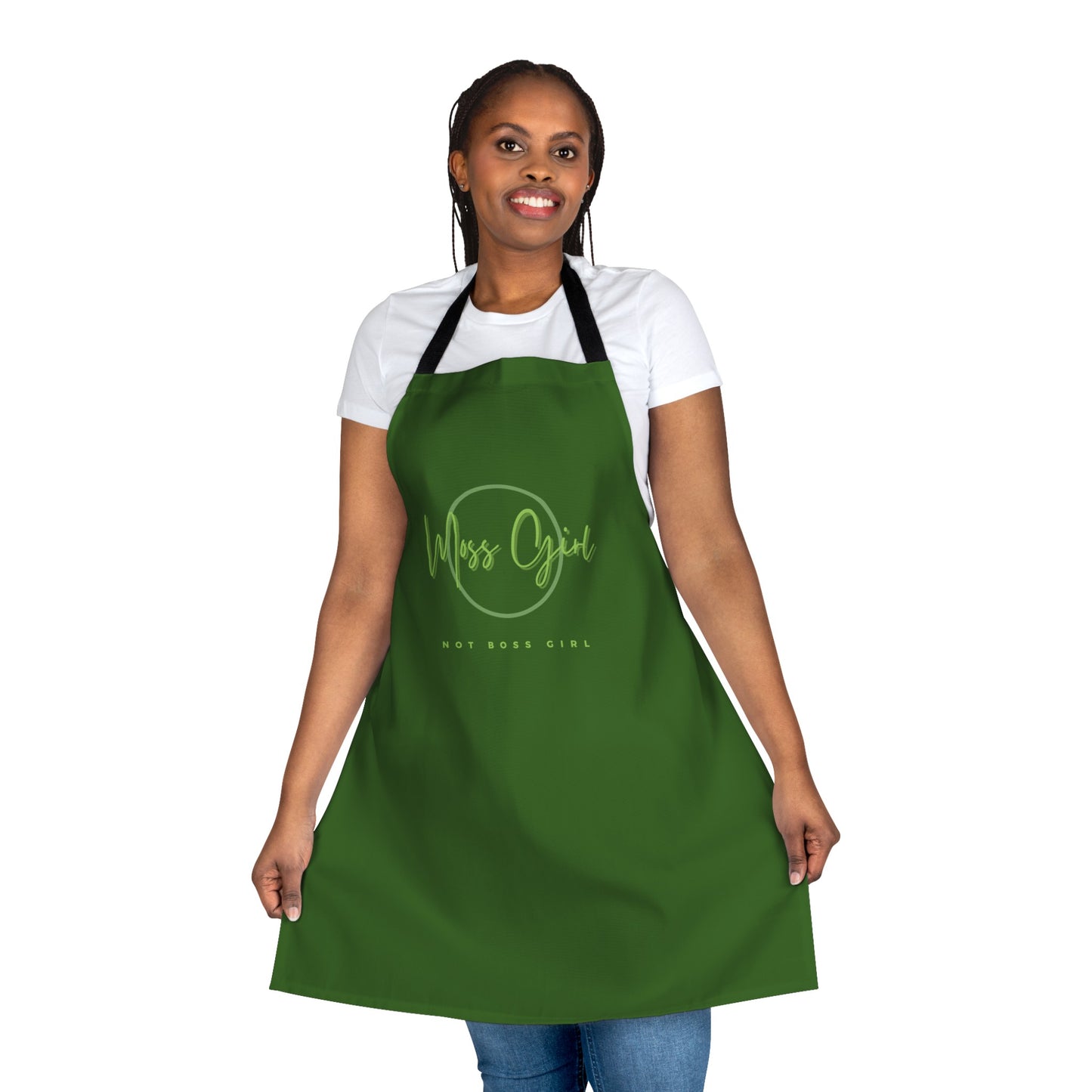 Ladies Gardening Apron, Moss Girl, Not Boss Girl