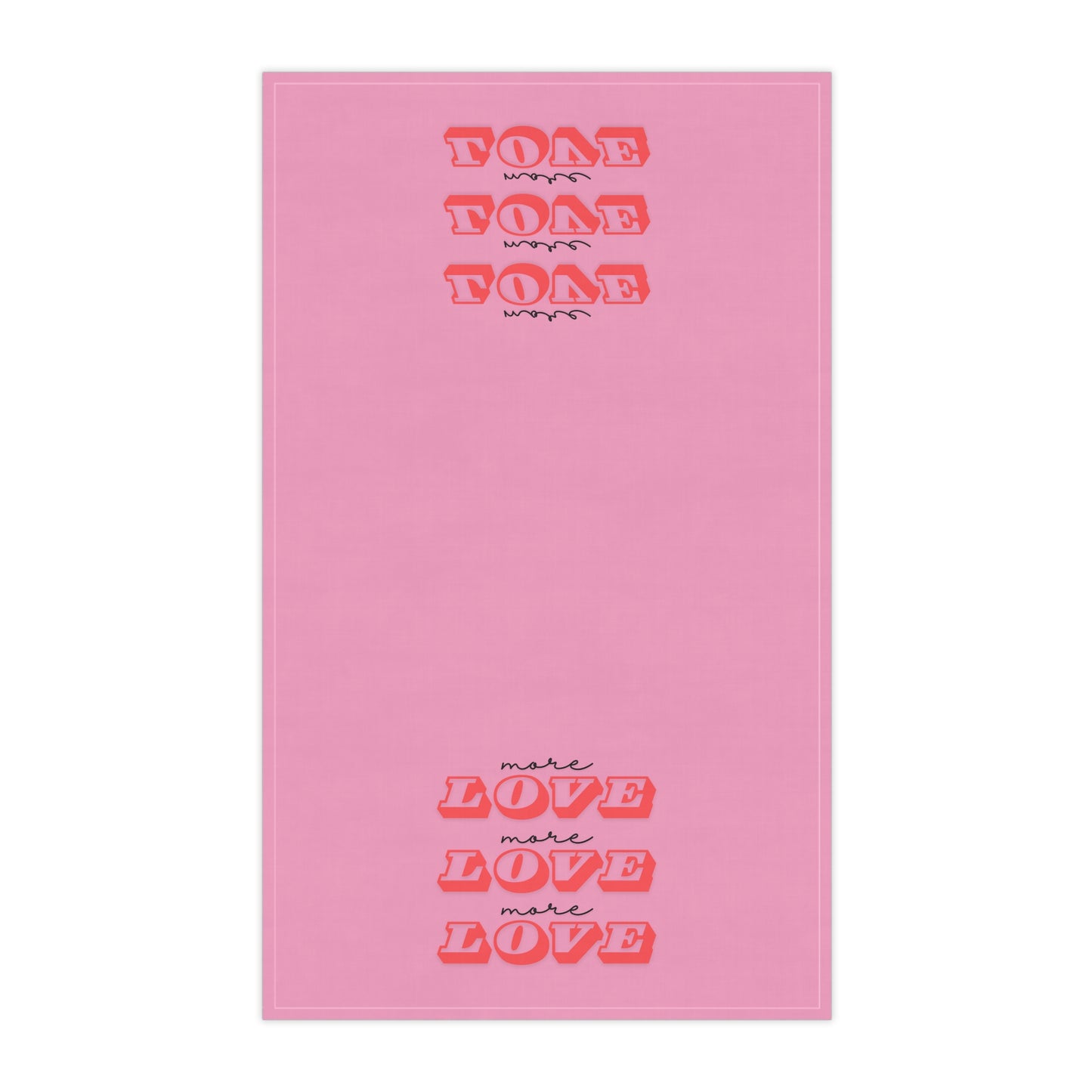 Sweet Kitchen Tea Towels - Pink, MORE LOVE Design