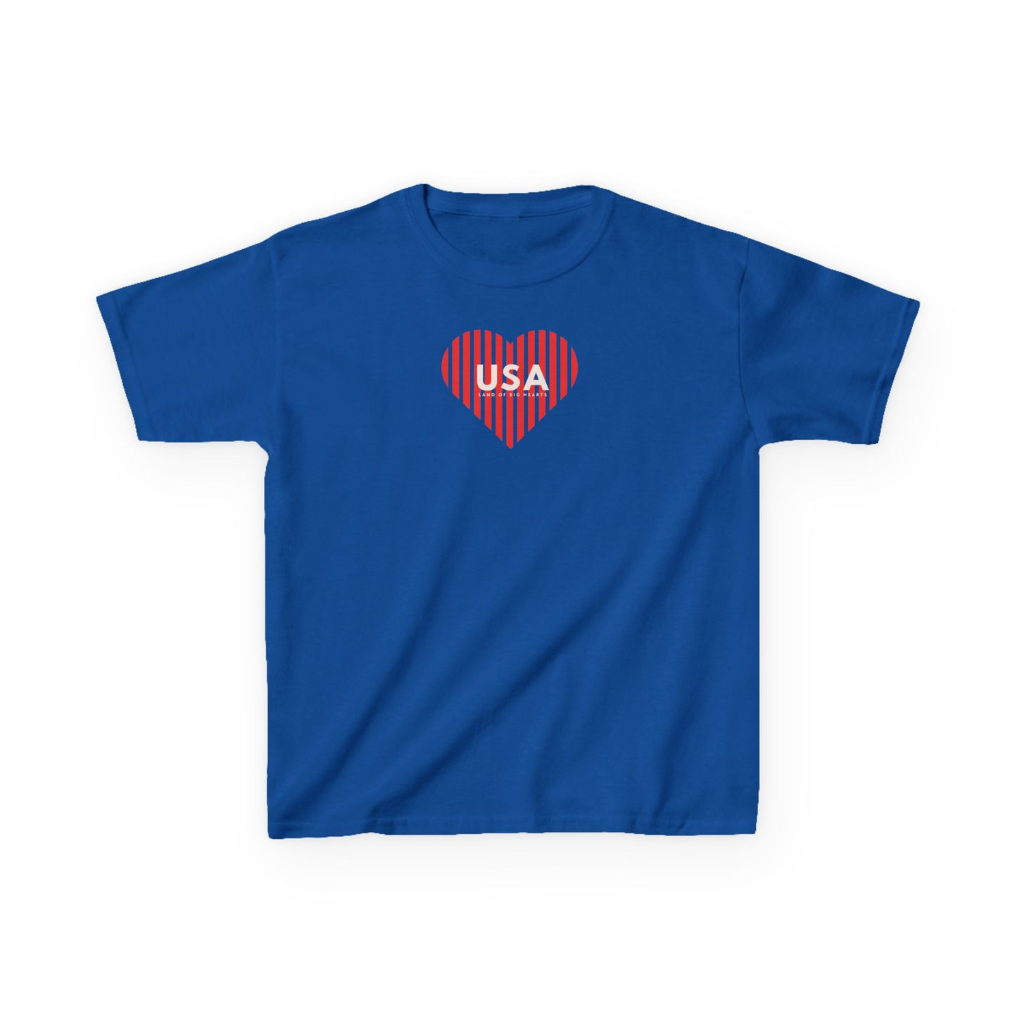 Kids Tee - USA Land of Big Hearts